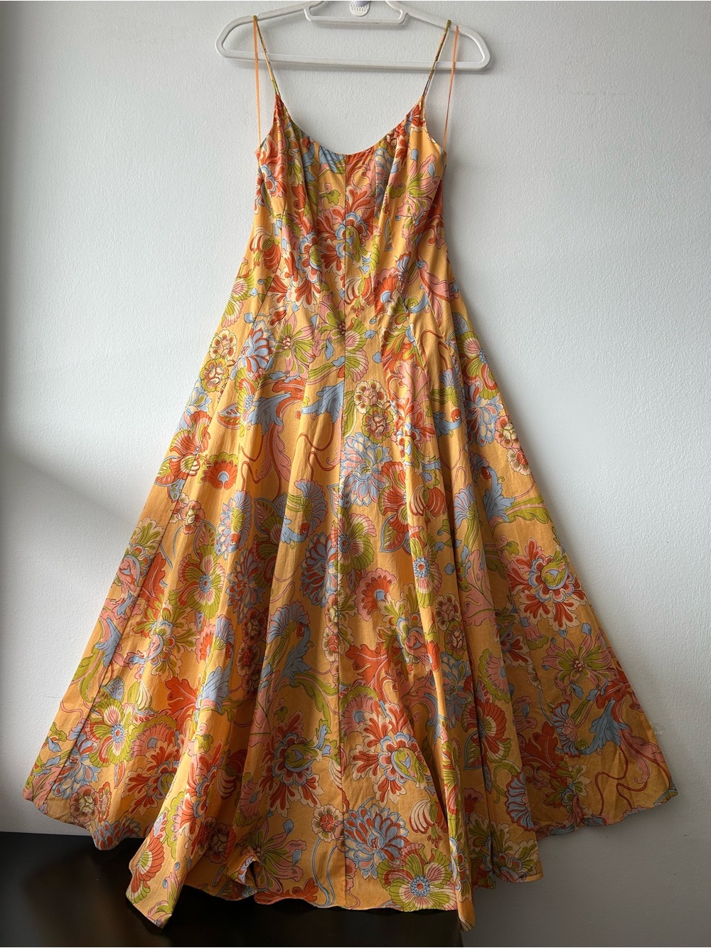 NWOT Zara Floral Cotton Maxi Dress
